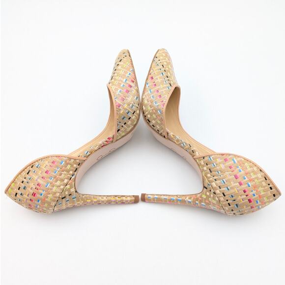 Jessica Simpson Prizma High Heel Pumps Women's Natural Multi Size US6M EU36.5 - Picture 5 of 10